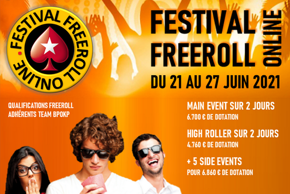 Festival Freeroll Online Juin 2021, de Team BPOKP.