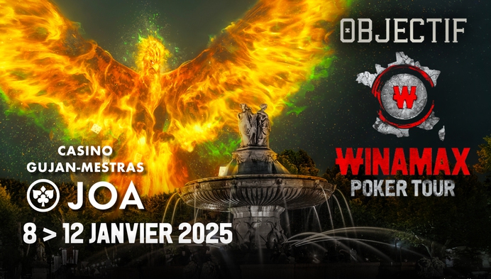 Objectif WiPT, au Casino JOA de Gujan-Mestras, du 8 au 12 janvier 2025.